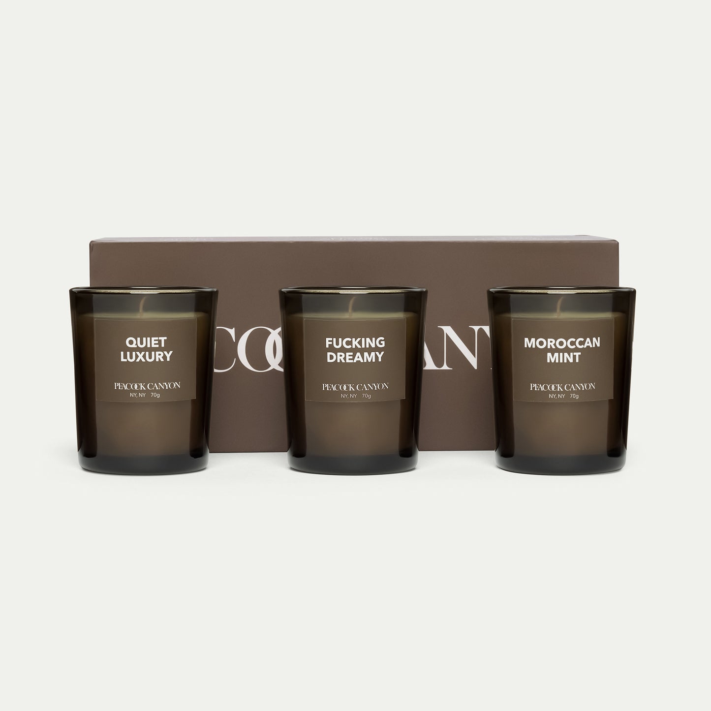 DISCOVERY SET Three Scented Candles