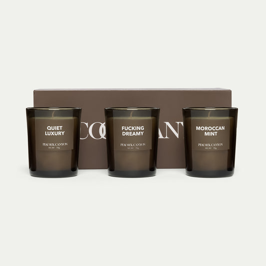 DISCOVERY SET Three Scented Candles