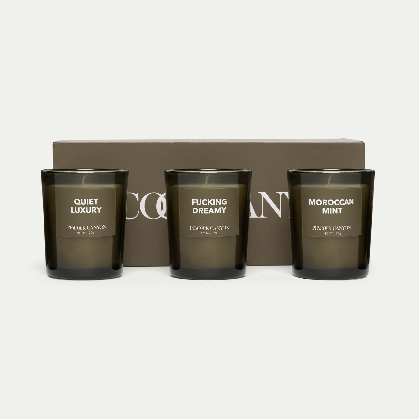 DISCOVERY SET Three Scented Candles