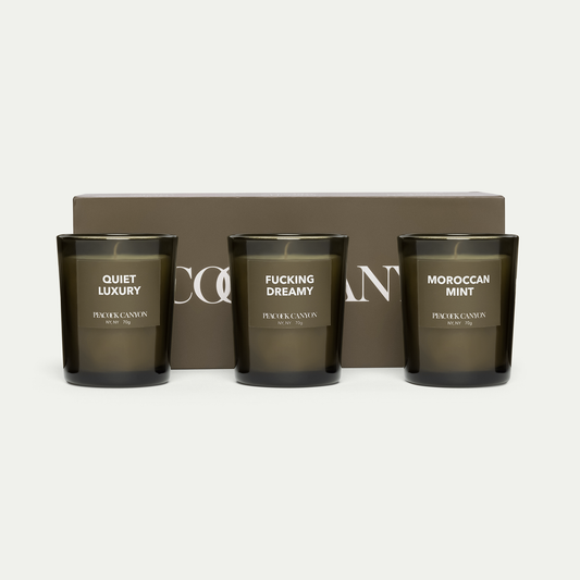 DISCOVERY SET Three Scented Candles