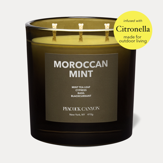 MOROCCAN MINT XL Candle w/ Citronella